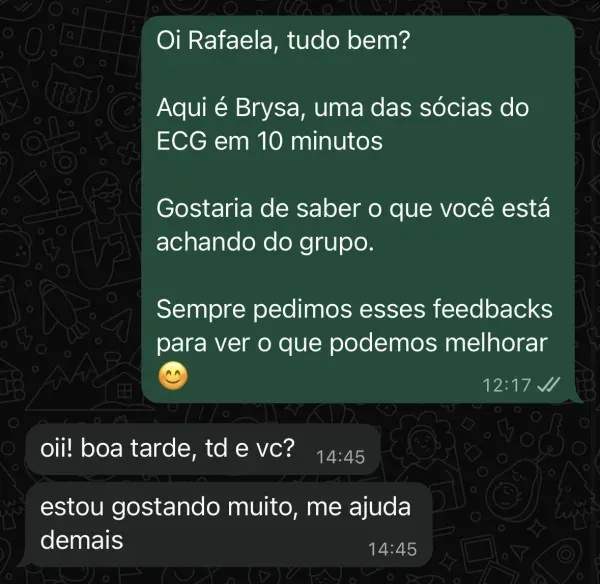 Depoimento de assinante no WhatsApp (15)